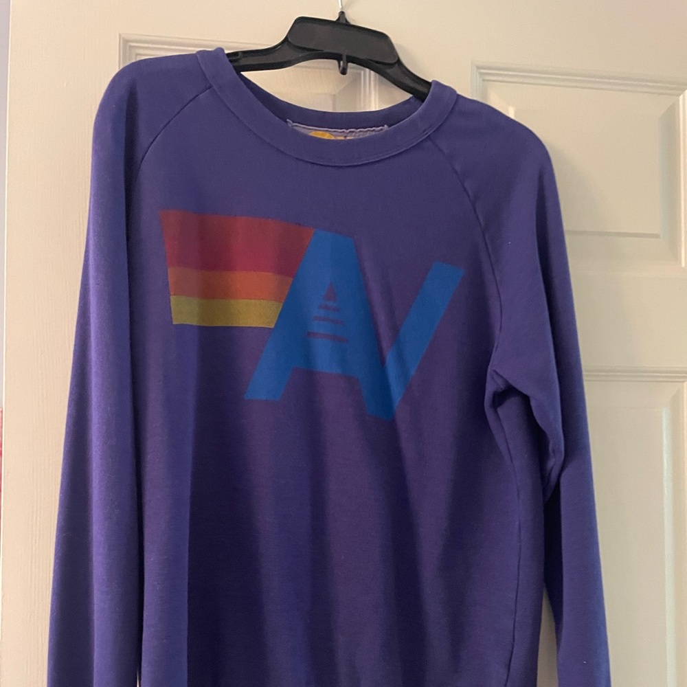 Aviator Nation logo sweatshirt purple size small - Picture 4 of 4